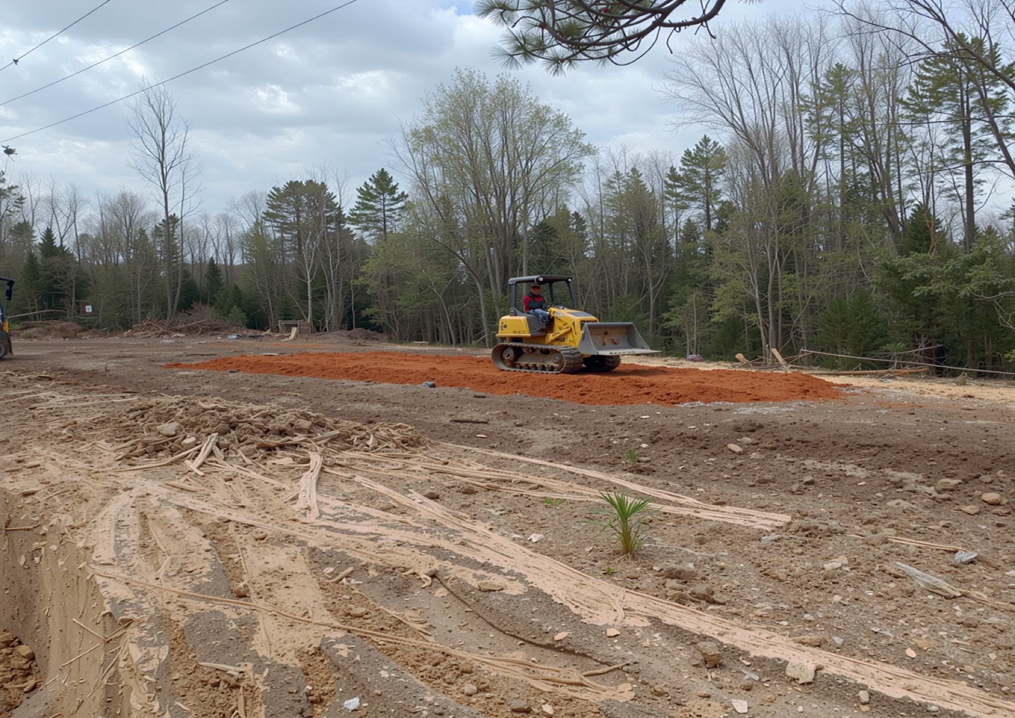 Wolf Creek Farms dozer clearing land