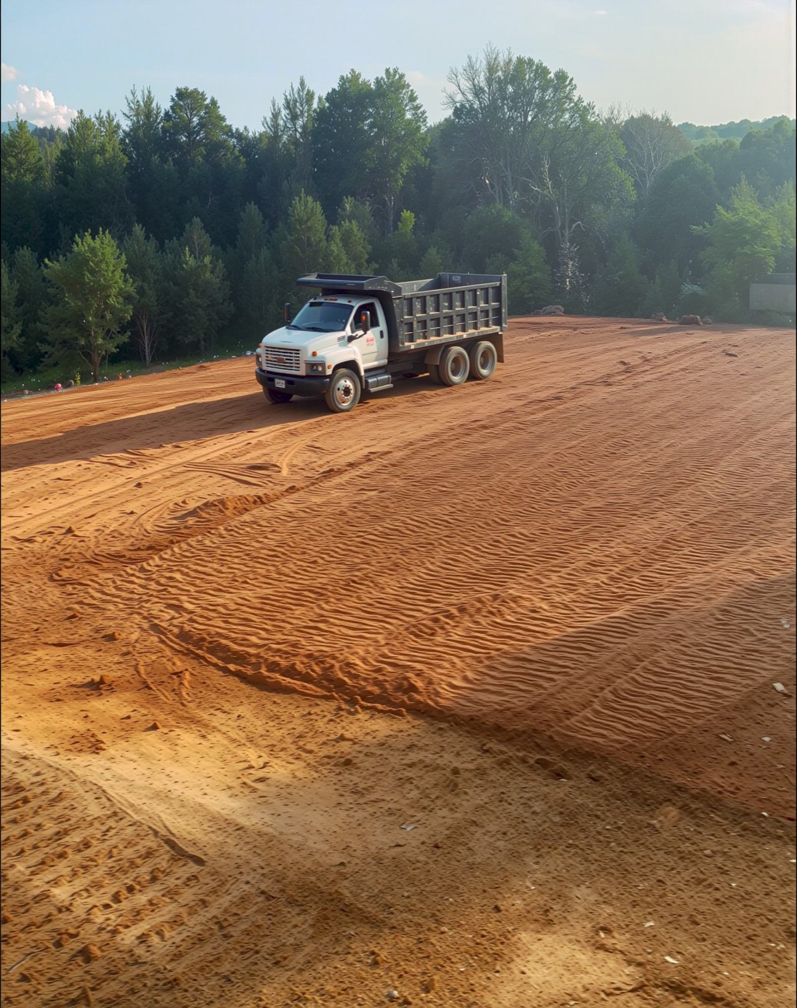 Wolf Creek Farms dump truck for clay gravel and road work