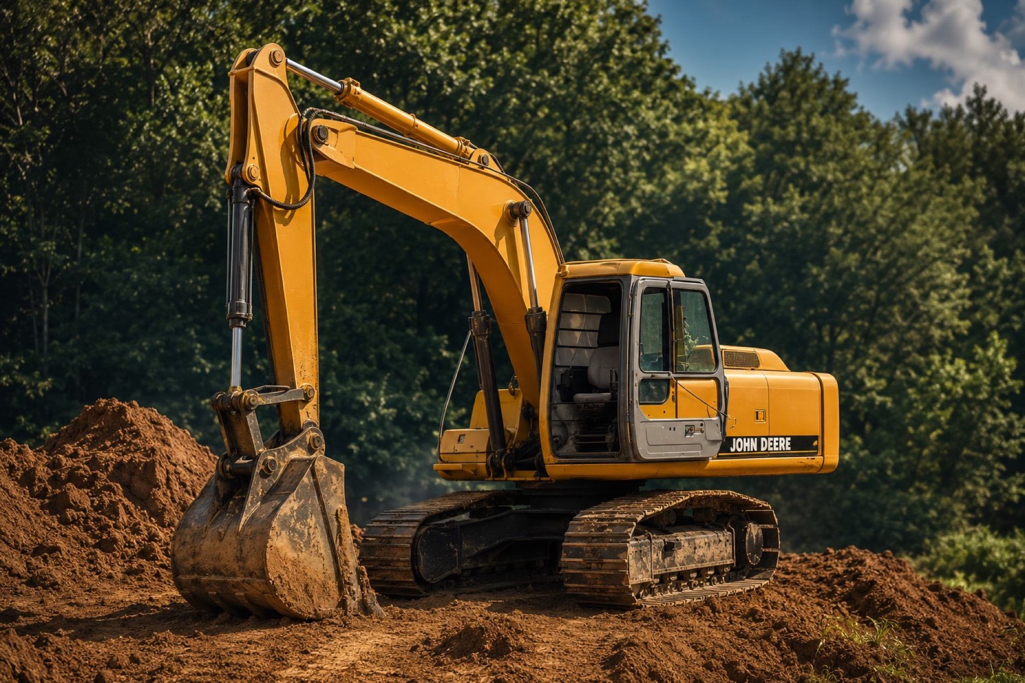 Wolf Creek Farms excavation equipment